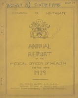 view [Report of the Medical Officer of Health for Southgate].