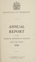 view [Report of the Medical Officer of Health for Wembley].