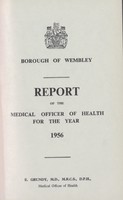 view [Report of the Medical Officer of Health for Wembley].