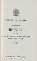 view [Report of the Medical Officer of Health for Wembley].