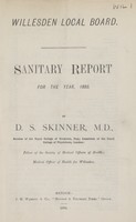 view [Report of the Medical Officer of Health for Willesden].