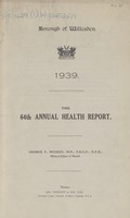 view [Report of the Medical Officer of Health for Willesden].