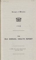 view [Report of the Medical Officer of Health for Willesden].