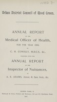 view [Report of the Medical Officer of Health for Wood Green].