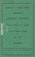 view [Report of the Medical Officer of Health for Wood Green].