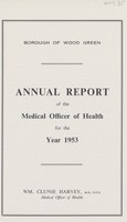 view [Report of the Medical Officer of Health for Wood Green].