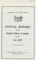 view [Report of the Medical Officer of Health for Wood Green].