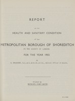 view [Report of the Medical Officer of Health for Shoreditch].