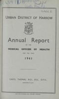 view [Report of the Medical Officer of Health for Harrow].