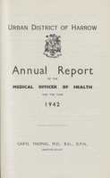 view [Report of the Medical Officer of Health for Harrow].