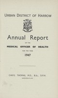 view [Report of the Medical Officer of Health for Harrow].