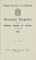 view [Report of the Medical Officer of Health for Harrow].