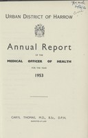 view [Report of the Medical Officer of Health for Harrow].