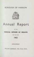 view [Report of the Medical Officer of Health for Harrow].