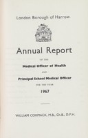 view [Report of the Medical Officer of Health for Harrow].