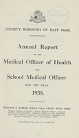 view [Report of the Medical Officer of Health for East Ham].