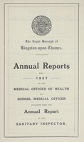 view [Report of the Medical Officer of Health for Kingston-upon-Thames].