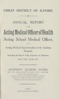 view [Report of the Medical Officer of Health for Ilford].