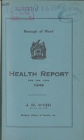 view [Report of the Medical Officer of Health for Ilford].