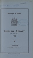 view [Report of the Medical Officer of Health for Ilford].