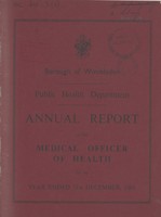 view [Report of the Medical Officer of Health for Wimbledon].