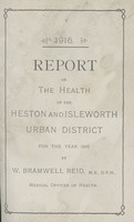 view [Report of the Medical Officer of Health for Heston and Isleworth].