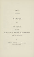 view [Report of the Medical Officer of Health for Heston and Isleworth].