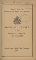 view [Report of the Medical Officer of Health for Wanstead and Woodford].