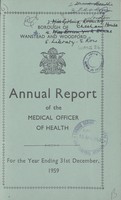 view [Report of the Medical Officer of Health for Wanstead and Woodford].