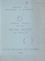 view [Report of the Medical Officer of Health for Wanstead and Woodford].