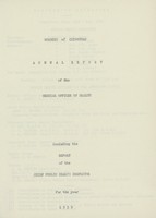 view [Report of the Medical Officer of Health for Chingford].