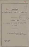 view [Report of the Medical Officer of Health for Feltham].