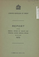 view [Report of the Medical Officer of Health for Brent].