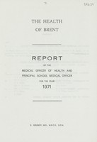 view [Report of the Medical Officer of Health for Brent].