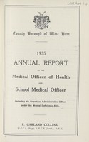 view [Report of the Medical Officer of Health for West Ham].