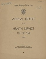 view [Report of the Medical Officer of Health for West Ham].