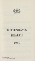 view [Report of the Medical Officer of Health for Tottenham].