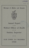 view [Report of the Medical Officer of Health for Malden & Coombe].