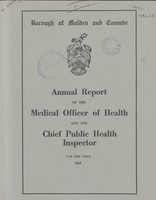 view [Report of the Medical Officer of Health for Malden & Coombe].