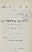 view [Report of the Medical Officer of Health for Whitechapel].