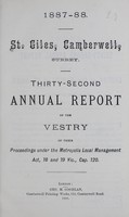 view [Report of the Medical Officer of Health for Camberwell].