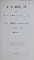 view [Report of the Medical Officer of Health for Lewisham].