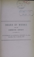 view [Report of the Medical Officer of Health for Limehouse].