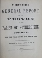 view [Report of the Medical Officer of Health for Rotherhithe].