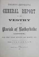 view [Report of the Medical Officer of Health for Rotherhithe].