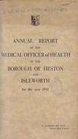 view [Report of the Medical Officer of Health for Heston and Isleworth].