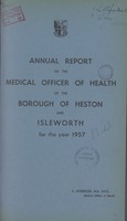 view [Report of the Medical Officer of Health for Heston and Isleworth].