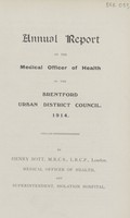 view [Report of the Medical Officer of Health for Brentford].