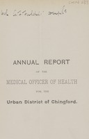 view [Report of the Medical Officer of Health for Chingford].