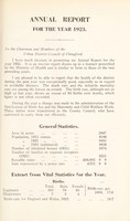 view [Report 1923] / Medical Officer of Health, Chingford U.D.C.